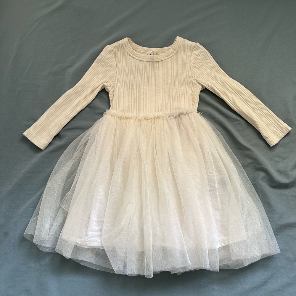 Cotton On Kids - Cream tulle dress